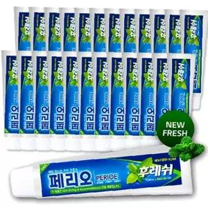 페리오 호텔용 150g 치약 x 양치 알파 대용량 샤워 뉴후레쉬 숙박업체용 48개 모텔용