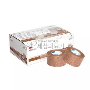 3M 의료용 3M반창고 마이크로포어 살색종이반창고 1533-1 12ea 종이반창고