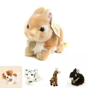 MIYONI 미요니 아기토끼 인형 - 베이지 (18cm)/미니/소형/동물/애착/봉제/장난감/귀여운/예쁜/장식/소품