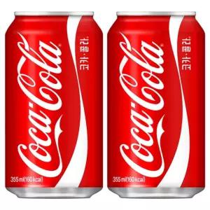 코카콜라 355ml x 48캔 (24캔x2박스) 탄산 콜라 사이다 환타 음료수