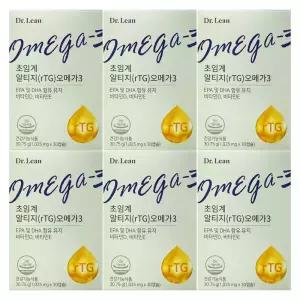 닥터린 초임계 알티지 오메가3 1025mg x 30캡슐 6개 / 써클
