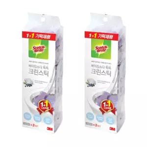 3M 변기용 베이킹소다 톡톡 크린스틱 리필 10개입X2팩 BNA