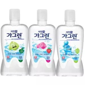 어린이가그린 아동가글 380mlx3개/사과/딸기/청포도맛