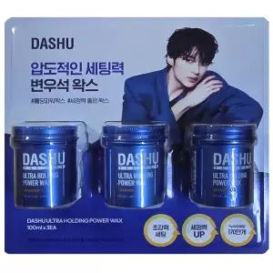 DASHU 다슈 포 맨 울트라 홀딩 파워 왁스 100ml X 3EA 헤어 스타일링