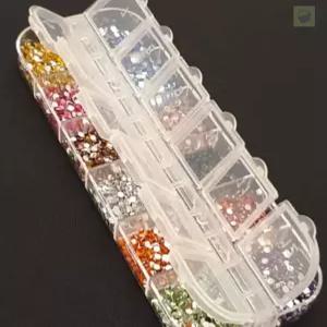 헬로라일락 셀프 네일 파츠 세트 믹스큐빅 스톤파츠