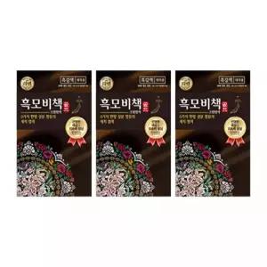 테온셀 리엔 흑모비책골드 염색약 흑갈색, 90g , 3개