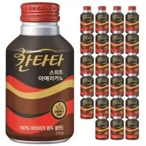 스위트아메리카노 24개입 롯데 칸타타 275ml 1박스 캔_20361908_667501