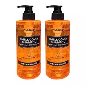 [셀러허브][웰빙창고] 쿤달 올데이 청소년샴푸 트로피컬망고 400ml X 2 (S36289425)
