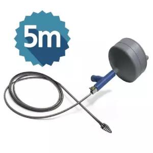 관통기통 스네이크 스프링 뚜러펑 5m/변기/청소/욕실/뚤어뻥/화장실/도구/좌변기/뻥뚜러/배수구/하수구