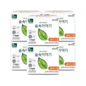 예지미인 숲속이야기 비오셀 롱 팬티라이너 20P x 6팩 산뜻한 편안한 생리대 S39631721
