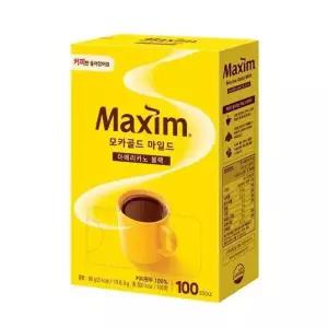 동서 맥심 솔루블 모카골드 마일드 100T 일회용 블랙커피