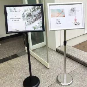 행사안내 메뉴판거치대 안내판 거치대 메뉴판 배너 스탠드 A3