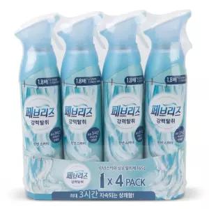 페브리즈 에어 공기탈취제 린넨스카이 165g x 4개 