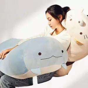 90cm 초대형 모찌 인형 고양이 고래 쿠션