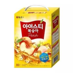 복숭아 아이스티 14g 80T 담터 식음료