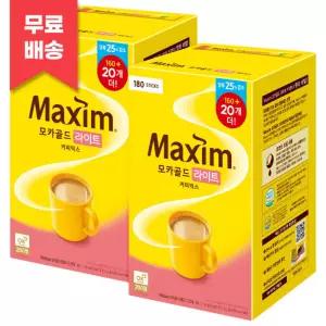 맥심 모카골드 라이트 커피믹스 360T (180T+180T)