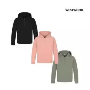 [웨스트우드]여성 간절기 우븐 후드 집업 티셔츠 WP1WCTS310_JK