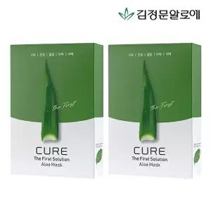 [김정문알로에][김정문알로에] 큐어 알로에 마스크팩 시즌2 (20매)