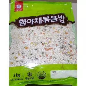 천일식품 햄야채볶음밥 3KG 햄야채 야채볶음밥 볶음밥