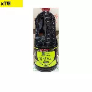 이엔푸드 참맛소스 1.8L x1개 바비큐 액상소스 소스 양념 꼬치