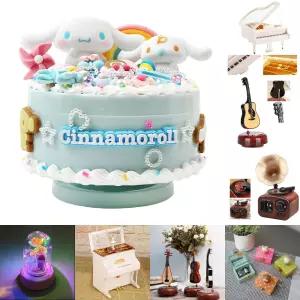 시나모롤 오르골 키트 DIY 꾸미기/오르곤/태엽/수동/집들이/선물/뮤직/박스/미니/빈티지/무빙/옛날/장식