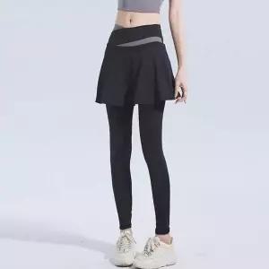 [HS라이프]레깅스 쫄바지 스포츠 여성 필라폴웨어 일체형 치마