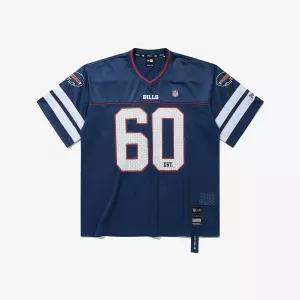 뉴에라 공용 NFL 버팔로 빌스 팬 웨어 티셔츠 비콘 블루 14954666 14954666-NW