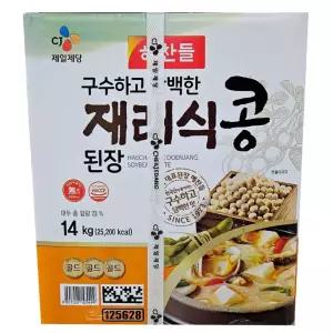 해찬들 된장 재래식콩된장 14KG 고추장 쌈장 된장 간장 장류