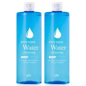 C2Y 퓨어 아쿠아 대용량 클렌징워터 리무버 500ml 2개