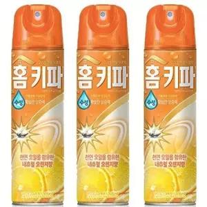 퇴치 홈키파 뿌리는 모기약 제거 살충제 모기에어졸 오렌지향 날벌레 3P