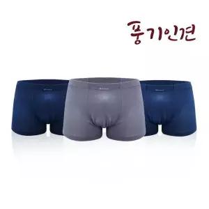 국내생산 풍기인견 남성 도비 드로즈 팬티 3매입 217436