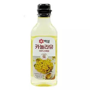 임박할인특가 CJ백설선물세트 카놀라유 500ml 1병
