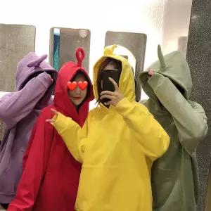 디얼픽 텔레토비옷 의상 파자마 홈파티 단체복 겨울