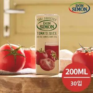 스페인착즙주스1등 돈시몬 100%토마토주스 200ml30팩
