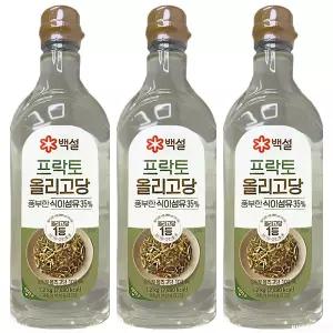 CJ제일제당 백설 프락토 올리고당 1.2kg 3개 ~ 식이섬유 설탕 물엿 조청