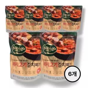 CJ 비비고 돼지고기 김치찌개 460g 6개