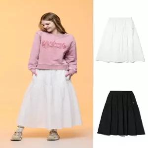 [인터크루]여성) 자수 아일렛 티어드 스커트 ITA2SL52A_CC
