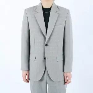 롤프 남성 남자 봄 가을 체크 자켓 마이 수트 양복 상의 결혼식 복장 데일리 패션