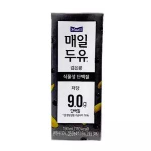 검은콩두유 매일두유 검은콩 190mlx12팩x4곽