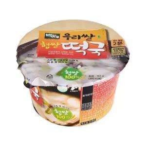 국내정통마트 백제 햅쌀 쌀떡국 163g x 16 설날음식재료, 정품