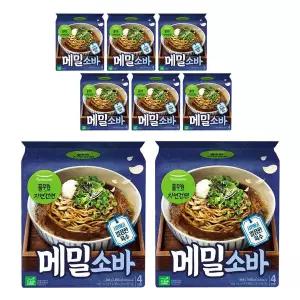 풀무원 메밀소바 464g 1봉지 116g x 4개입 x 8개