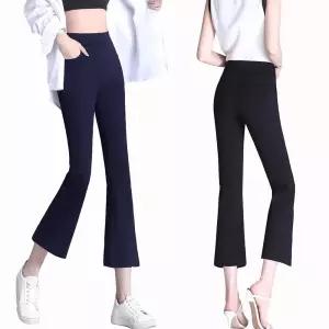 [힙제이]아이스팬츠 8부 부츠컷 슬랙스 8부바지 여성 여름바지