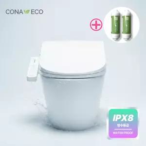 국내생산 26년형 IPX8 필터 필요없는 직수형 프리미엄 코나에코홈 전자식비데 CB-1200(건조X)+정수 필터2개