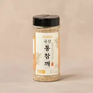 피코크 국산 참깨 통깨 용기 깨소금 양념 조미료 190g MNA