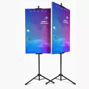 입간판 거치대 행사용 접이식 광고판 조절 포스터 스탠드 메뉴판 게시판 미끄럼 삼각대 이벤트 전시장