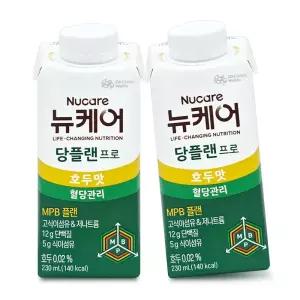 (튼튼)뉴케어 당플랜 프로 호두맛 230ml 24팩영양식 페트 균형유동식 식사대용 대용식 어르신선물 요양원