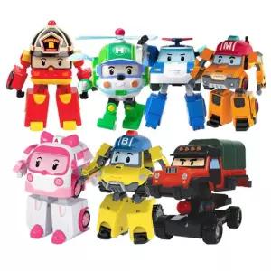ROITOYS 로보카폴리 변신로봇 4인치 로이 엠버 헬리 마크 포처 모음전 7종 택1