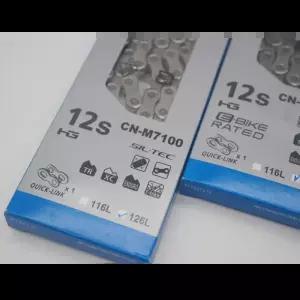 12단 시마노 CN-M8100 XT 산악 자전거 체인(퀵 링크 포함) MTB E-바이크 구동계 부품용 부드러운 변속