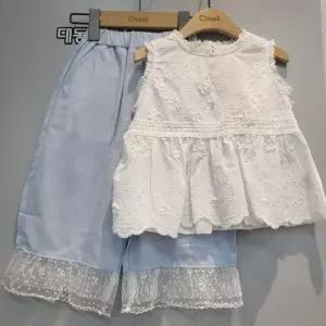 치크 DP01 나시블라우스AND하늘하늘바지?  CKRT2652G