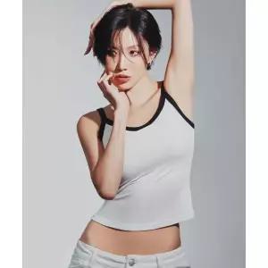 COMFORTLAB [화사 PICK]에르고핏 모달골지 끈 나시탑 (캡내장)